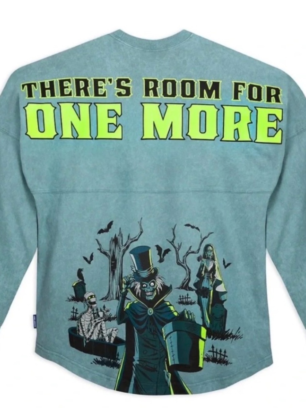 Disney Haunted Mansion Hatbox Ghost Spirit Jersey 2023 size XL NWT